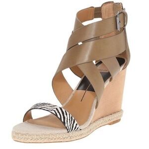 Dolce Vita Women's Olive Kova Wedge Espadrille Sandals Size 8